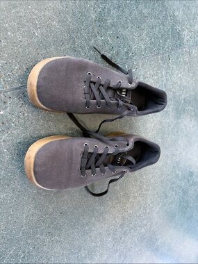 NOBULL Gray Canvas Trainer with Gum Sole
